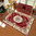VOLANT - Tappeto Classico Stile Francese '800 Ciniglia Jacquard - Aubusson Rosso