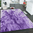 Tappeto Salotto Cucina Bagno Lavabile Antiscivolo Moderno Geometrico Astratto Viola - MOD5032