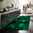 Tappeto Passatoia  Salotto Cucina Bagno Lavabile Antiscivolo Moderno Quadrato Verde - MOD5087