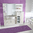 Tappeto Passatoia  Salotto Cucina Bagno Lavabile Antiscivolo Moderno Disegni Viola - MOD5121