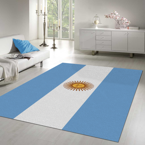 Tappeto Passatoia Salotto Cucina Bagno Lavabile Stampa Digitale Bandiera Azzurro Sole - ARGENTINA