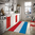 Tappeto Passatoia Salotto Cucina Bagno Lavabile Stampa Digitale Bandiera Tricolore - LUSSEMBURGO
