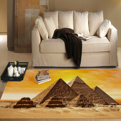 Tappeto Passatoia Salotto Cucina Bagno Lavabile Piramidi Di Giza Cairo Egitto - MON0015