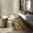 Tappeto Passatoia Salotto Cucina Bagno Lavabile Pasqua Uova Colorate Decoro Rilievo - PA0017