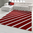 Tappeto Passatoia Salotto Cucina Bagno Lavabile Pattern Righe Rosse Bianche Oblique - PATT0022