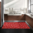 Tappeto Passatoia Salotto Cucina Bagno Lavabile Shabby Chic Rosso Stile Floreale Pois - SHAB0003ROS