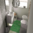 Tappeto Passatoia Salotto Cucina Bagno Lavabile Shabby Chic Verde Stile Floreale Pois - SHAB0003VER